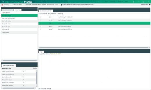 Entity Framework Profiler - Hibernating Rhinos