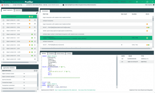 Entity Framework Profiler - Hibernating Rhinos